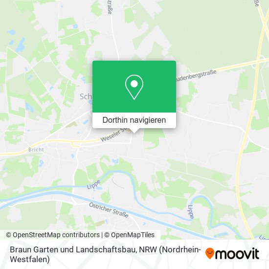 Braun Garten und Landschaftsbau Karte