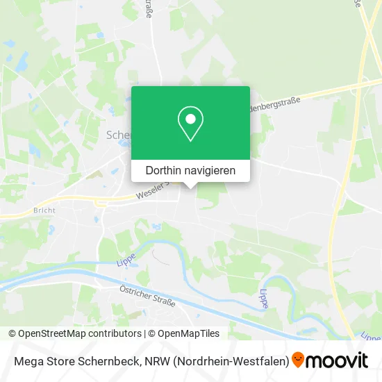 Mega Store Schernbeck Karte