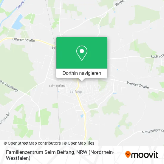 Familienzentrum Selm Beifang Karte