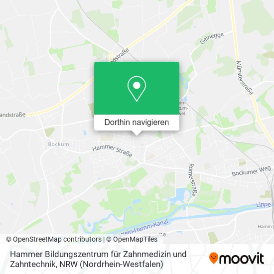 Hammer Bildungszentrum für Zahnmedizin und Zahntechnik Karte