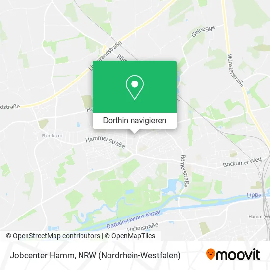 Jobcenter Hamm Karte