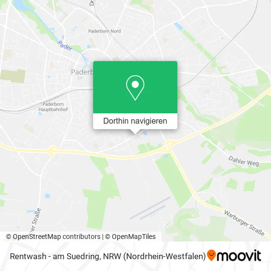 Rentwash - am Suedring Karte