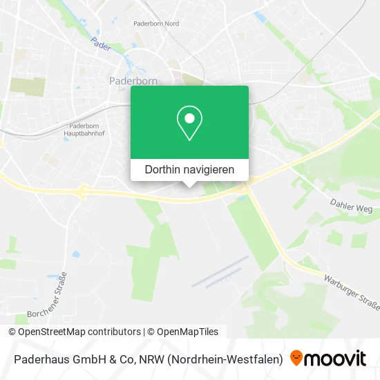 Paderhaus GmbH & Co Karte