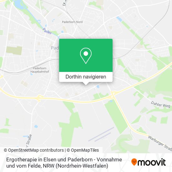 Ergotherapie in Elsen und Paderborn - Vonnahme und vom Felde Karte