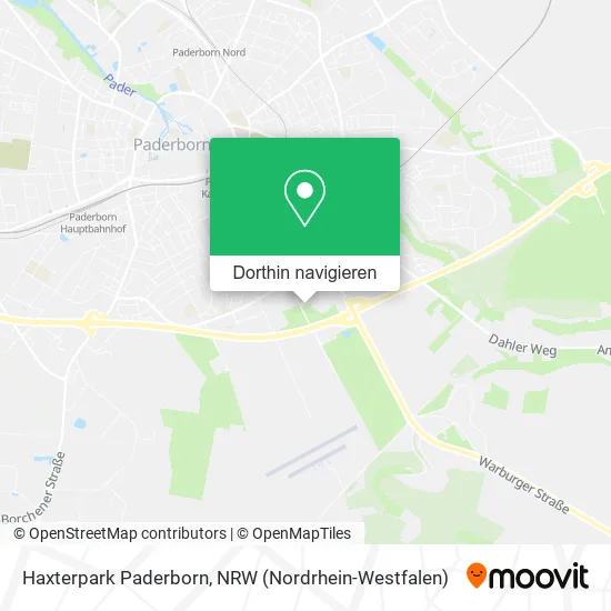 Haxterpark Paderborn Karte
