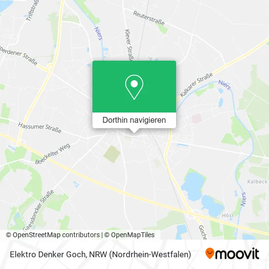 Elektro Denker Goch Karte