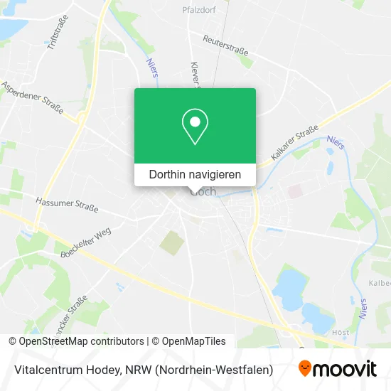 Vitalcentrum Hodey Karte