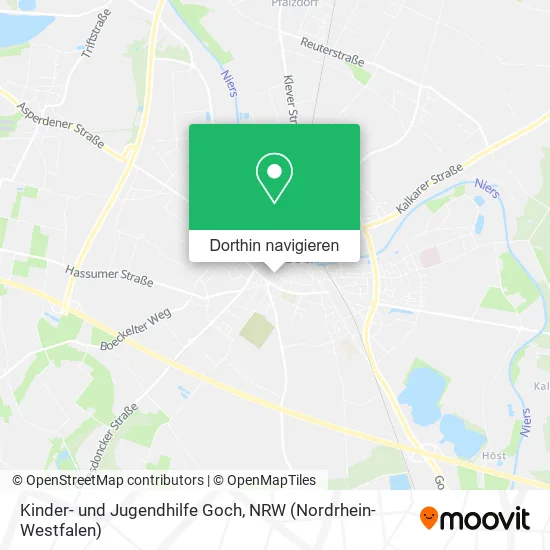 Kinder- und Jugendhilfe Goch Karte