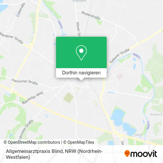 Allgemeinarztpraxis Blind Karte