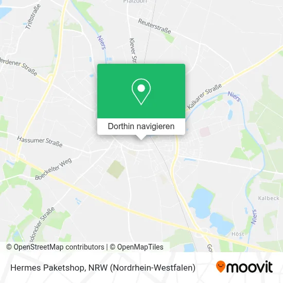 Hermes Paketshop Karte