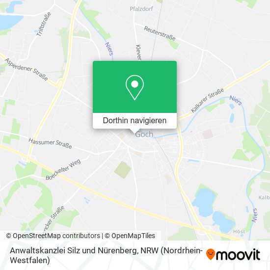 Anwaltskanzlei Silz und Nürenberg Karte