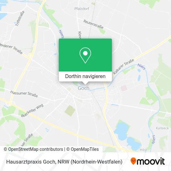 Hausarztpraxis Goch Karte