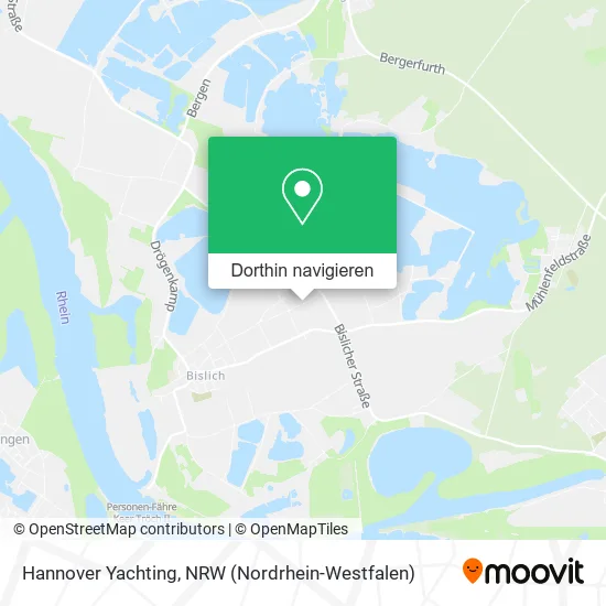 Hannover Yachting Karte