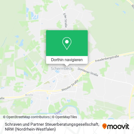 Schraven und Partner Steuerberatungsgesellschaft Karte