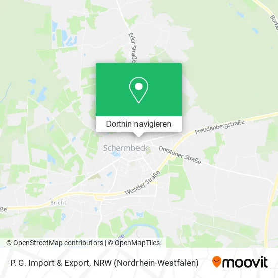 P. G. Import & Export Karte