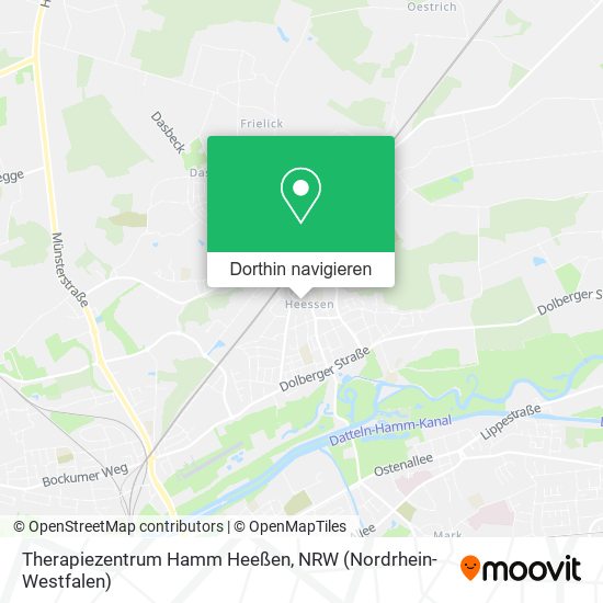 Therapiezentrum Hamm Heeßen Karte
