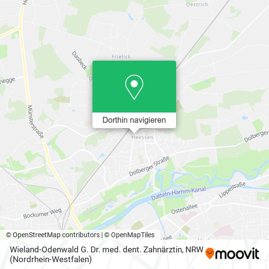 Wieland-Odenwald G. Dr. med. dent. Zahnärztin Karte