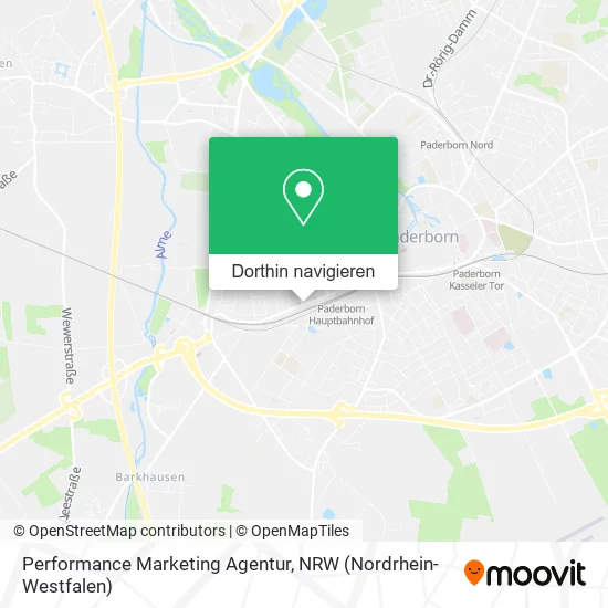 Performance Marketing Agentur Karte