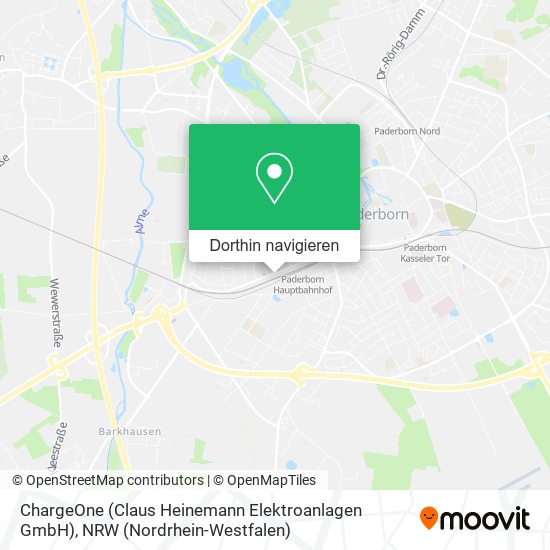 ChargeOne (Claus Heinemann Elektroanlagen GmbH) Karte