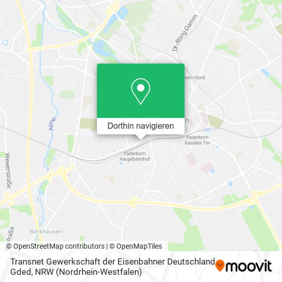 Transnet Gewerkschaft der Eisenbahner Deutschland Gded Karte