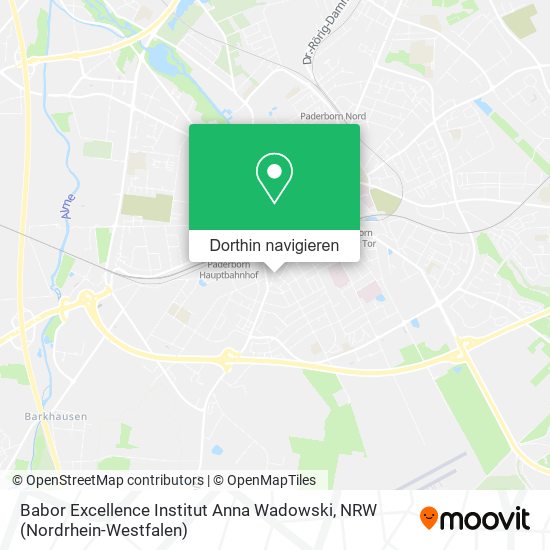 Babor Excellence Institut Anna Wadowski Karte