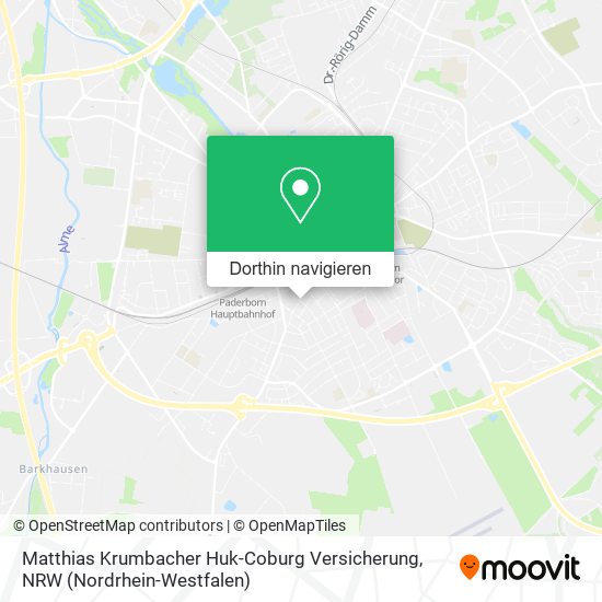 Matthias Krumbacher Huk-Coburg Versicherung Karte