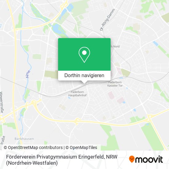 Förderverein Privatgymnasium Eringerfeld Karte