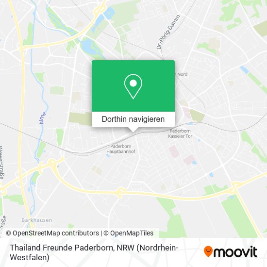 Thailand Freunde Paderborn Karte