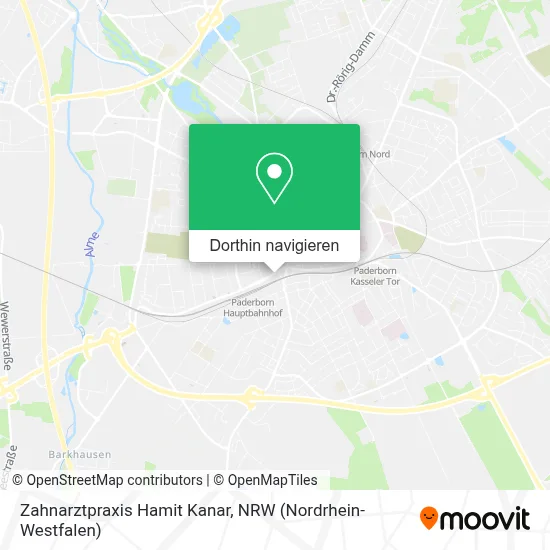 Zahnarztpraxis Hamit Kanar Karte