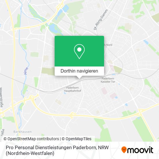 Pro Personal Dienstleistungen Paderborn Karte