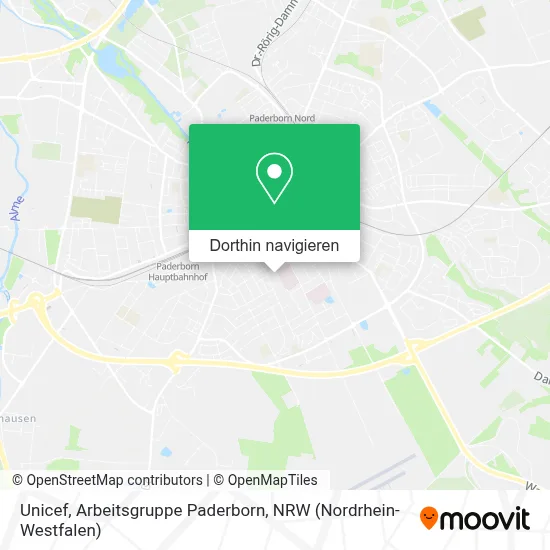 Unicef, Arbeitsgruppe Paderborn Karte