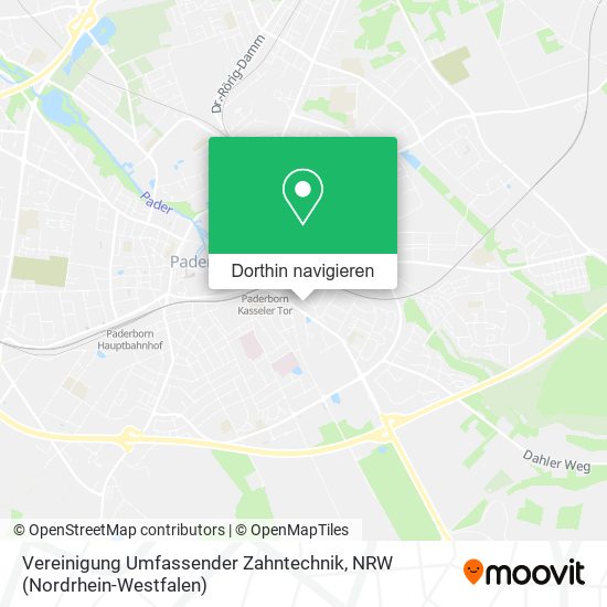 Vereinigung Umfassender Zahntechnik Karte