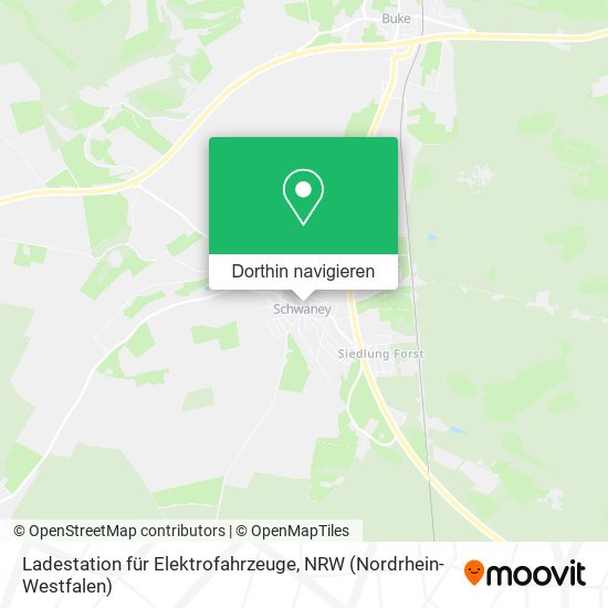 Ladestation für Elektrofahrzeuge Karte