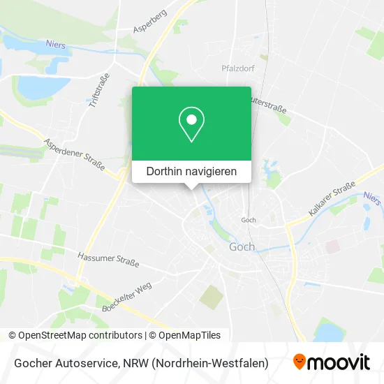 Gocher Autoservice Karte
