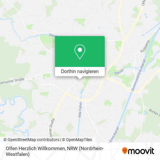 Olfen Herzlich Willkommen Karte