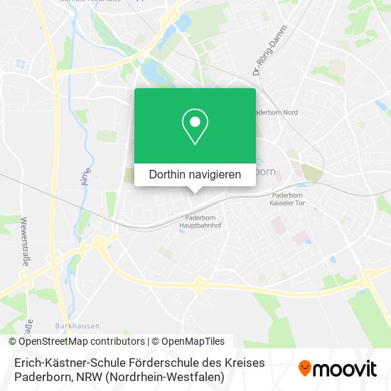 Erich-Kästner-Schule Förderschule des Kreises Paderborn Karte