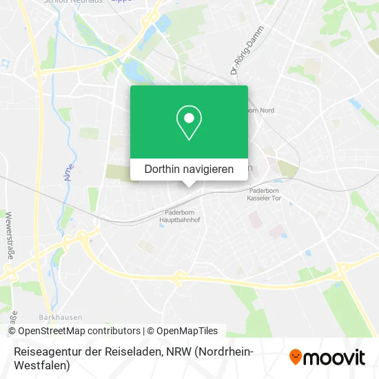 Reiseagentur der Reiseladen Karte