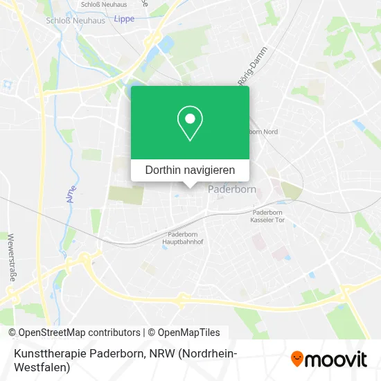 Kunsttherapie Paderborn Karte