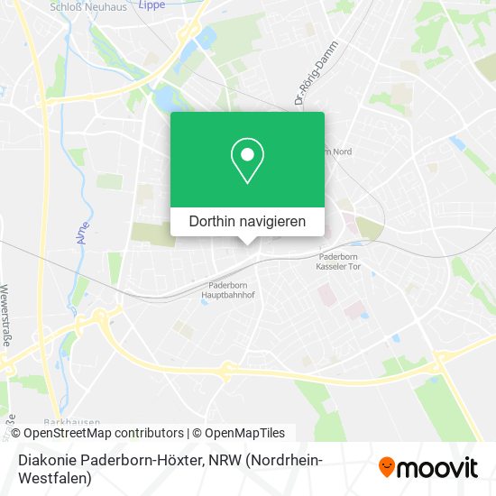 Diakonie Paderborn-Höxter Karte
