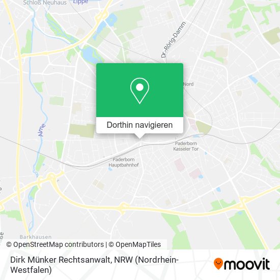 Dirk Münker Rechtsanwalt Karte