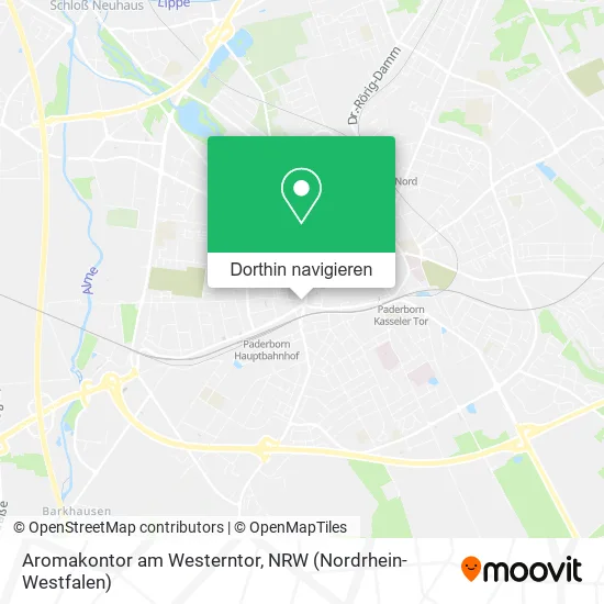 Aromakontor am Westerntor Karte