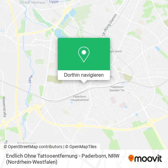 Endlich Ohne Tattooentfernung - Paderborn Karte