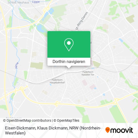 Eisen-Dickmann, Klaus Dickmann Karte