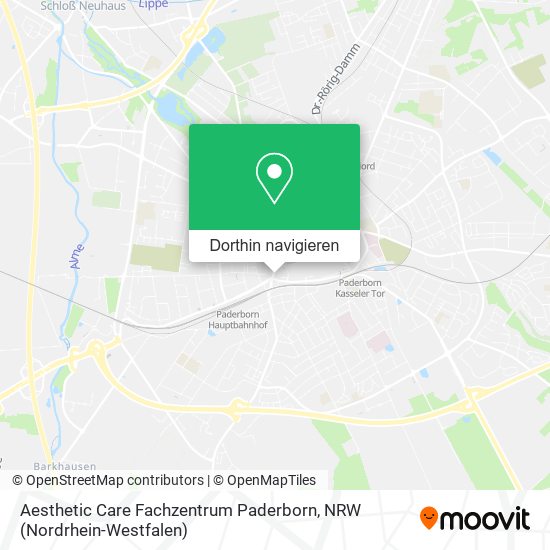 Aesthetic Care Fachzentrum Paderborn Karte