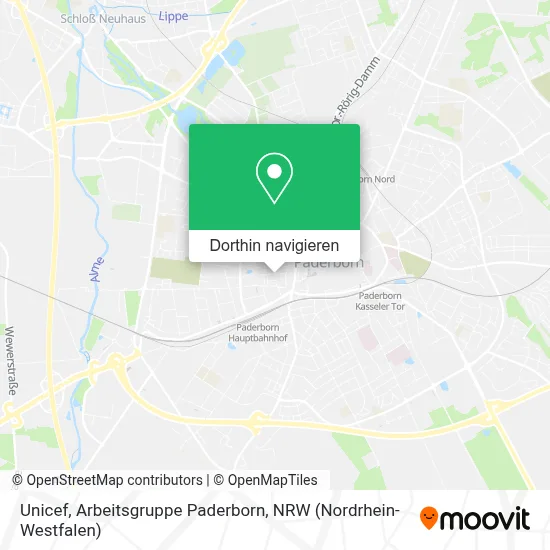 Unicef, Arbeitsgruppe Paderborn Karte