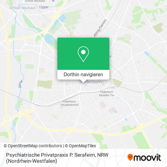 Psychiatrische Privatpraxis P. Serafeim Karte
