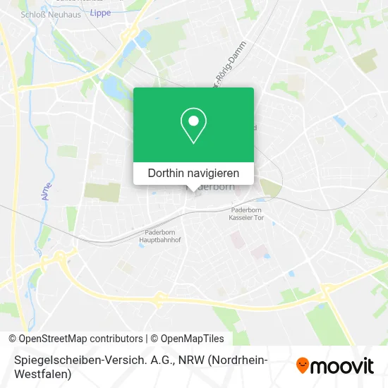 Spiegelscheiben-Versich. A.G. Karte