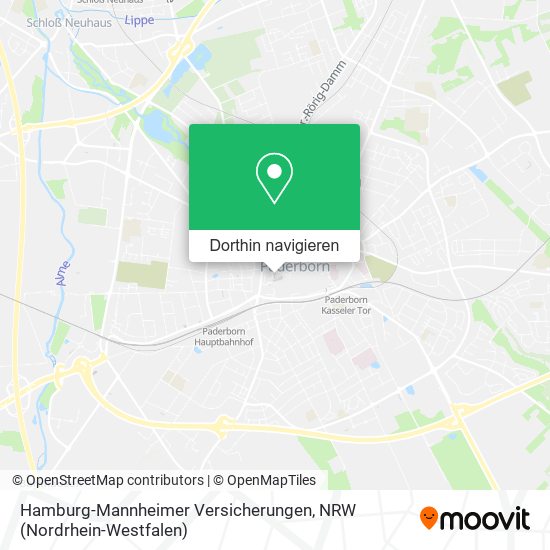 Hamburg-Mannheimer Versicherungen Karte