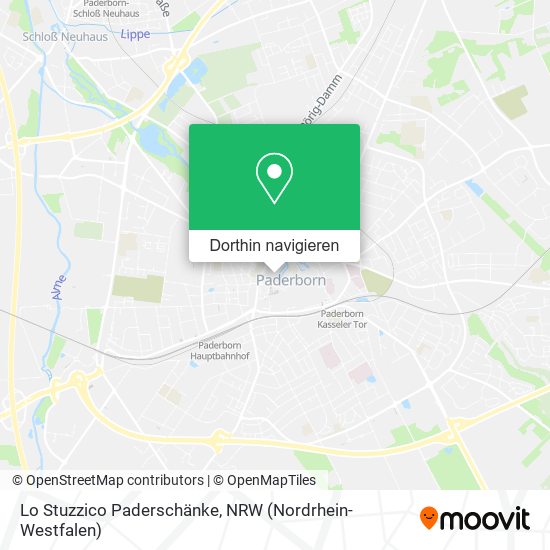 Lo Stuzzico Paderschänke Karte