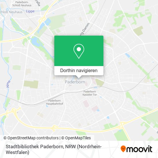 Stadtbibliothek Paderborn Karte